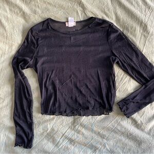 Altar’d State sheer mesh top with stars